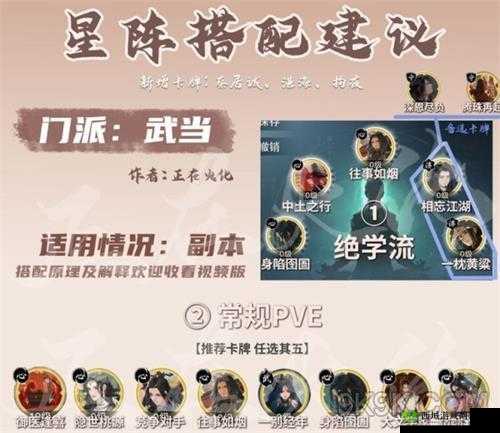 梦江湖手游武当秘籍选择攻略:武当秘籍的搭配技巧